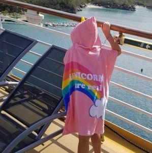Zara girls unicorn cover up